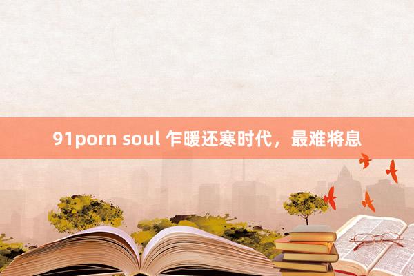 91porn soul 乍暖还寒时代，最难将息